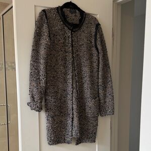Lanvin Wool Boucle cardi coat